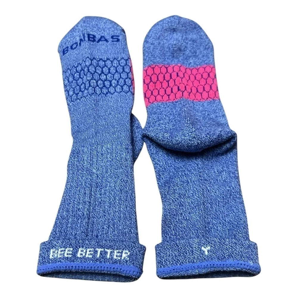 🆕Bombas Youth Marl Calf Socks Size:Youth 12T - Y3